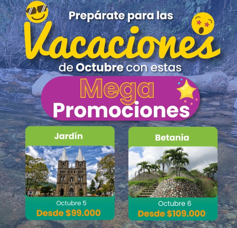 ¡Prepárate para las vacaciones de octubre!